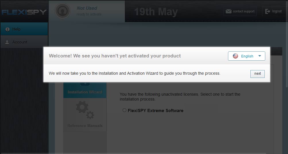 flexispy-activation-wizard-screenshot