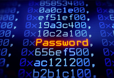 Password security is ensured by validating passwords