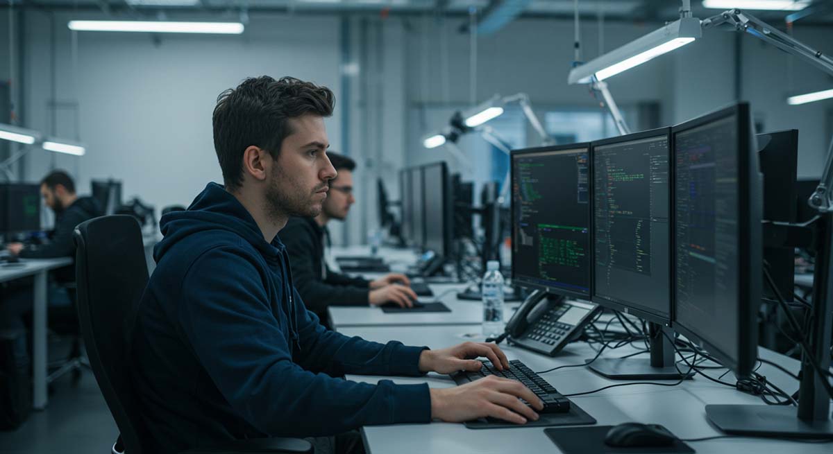 Cybersecurity expert explaining mobile network weaknesses